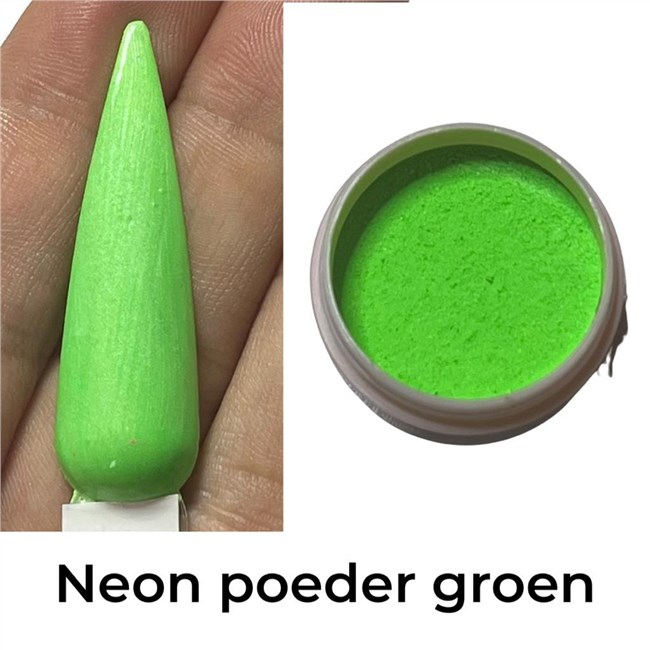 Neon poeder 10ml - Groen Neon poeder 10ml - Groen