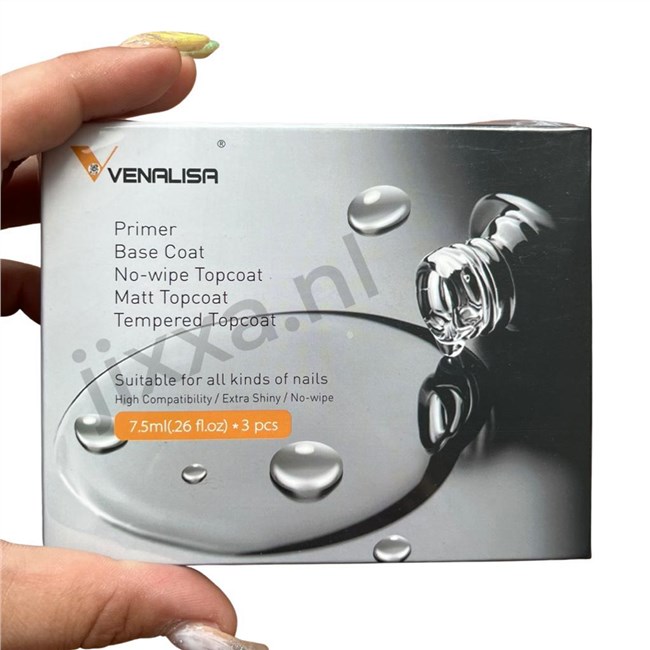 Primer/base/topcoat Set van 3 stuks Nagels primer/base/topcoat