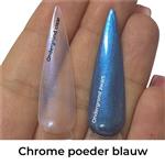 Chrome poeder 10ml - Blauw Chrome poeder 10ml - Blauw
