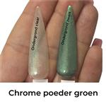 Chrome poeder 10ml - Groen Chrome poeder 10ml - Groen