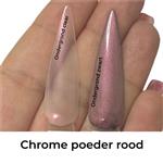 Chrome poeder 10ml - Rood Chrome poeder 10ml - Rood